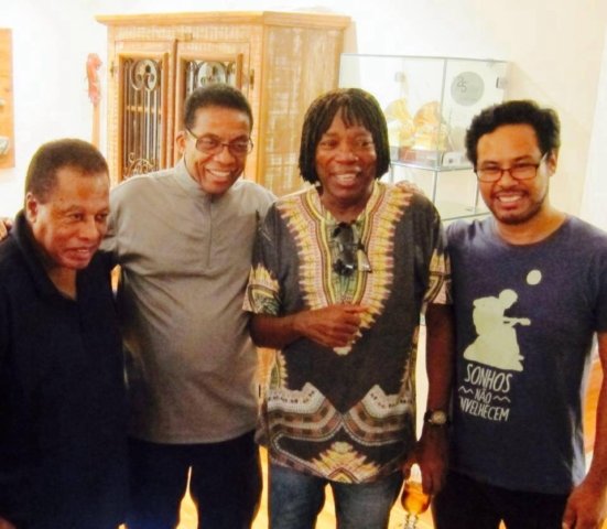 Wayne Shorter, Herbie Hancock, Milton Nascimento e Alexandre Ito