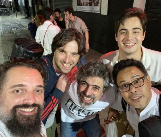 Chaps, Simon, Danilo, João e Alexandre